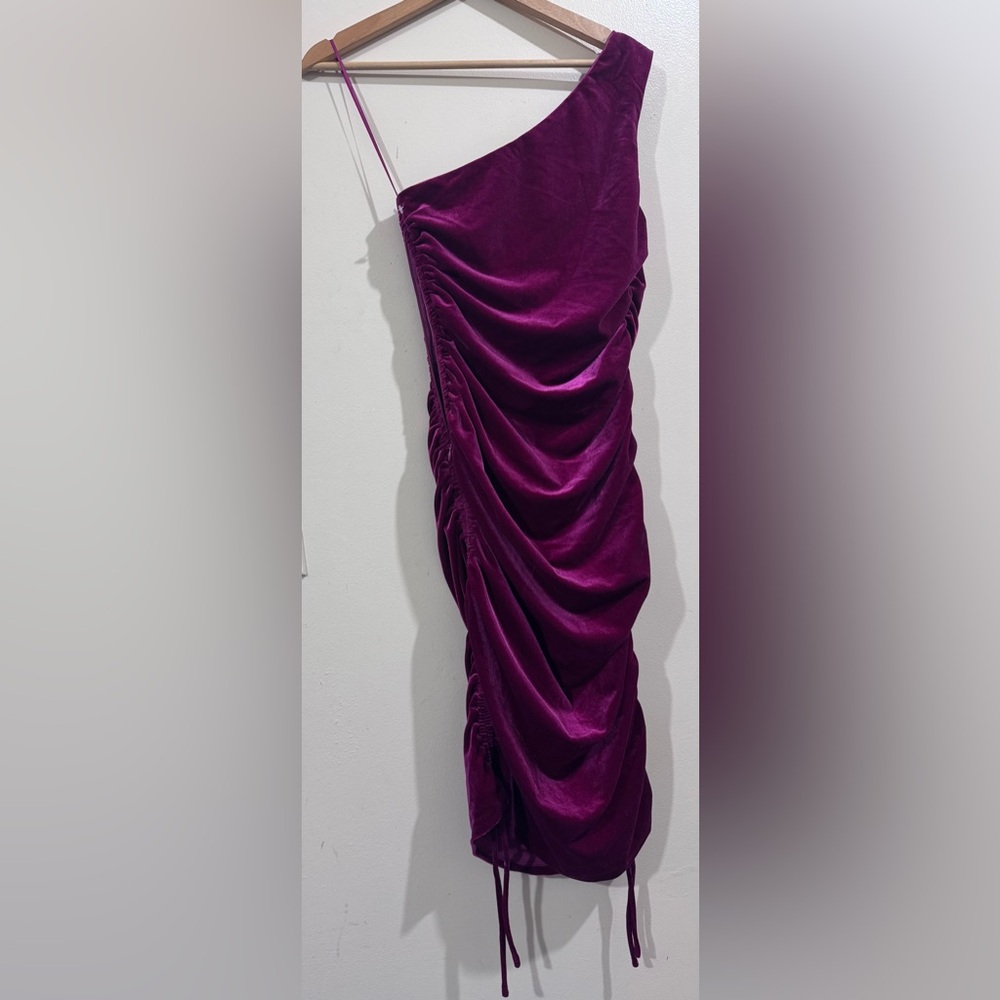 House of Harlow 1960 Fuchsia Velvet Top